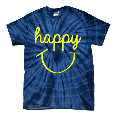 Happy Smiley Face Shirt Tie-Dye T-Shirt