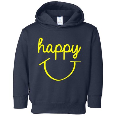 Happy Smiley Face Shirt Toddler Hoodie