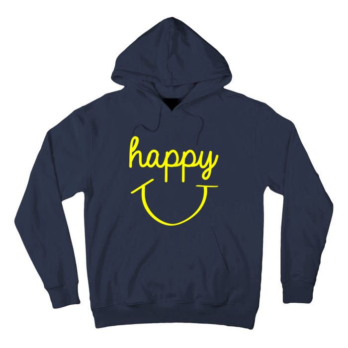 Happy Smiley Face Shirt Tall Hoodie