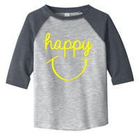 Happy Smiley Face Shirt Toddler Fine Jersey T-Shirt