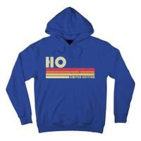 Ho Surname Funny Retro Vintage 80s 90s Birthday Reunion Funny Gift Tall Hoodie