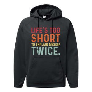 Humorous Sarcastic Funny Sayings Witty Humor Meme Performance Fleece Hoodie