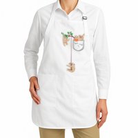 Happy Sloth Family Habitat In Pocket Apron