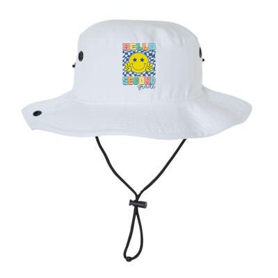 Hello Second Grade Retro Smile Team 2nd Grade Back To School Legacy Cool Fit Booney Bucket Hat