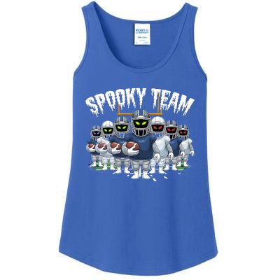 Halloween Spooky Ghost Team American Football Gift Ladies Essential Tank