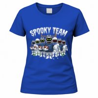 Halloween Spooky Ghost Team American Football Gift Women's T-Shirt