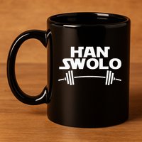 Han Swolo Gym Weightlifting 11oz C Handle Ceramic Mug