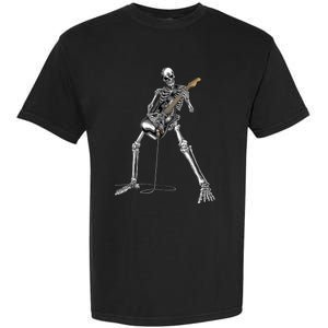 Happy Skeleton Guitar Guy - Rock And Roll Band Tees For  Garment-Dyed Heavyweight T-Shirt