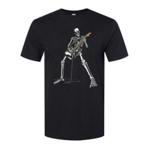 Happy Skeleton Guitar Guy - Rock And Roll Band Tees For  Softstyle CVC T-Shirt