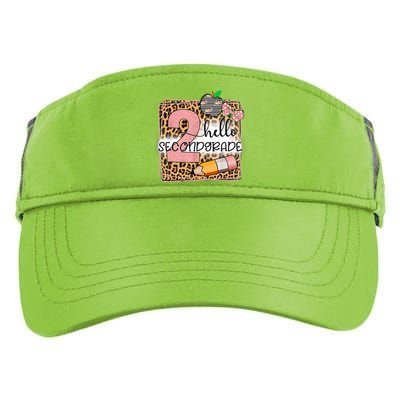 Hello Second Grade 2nd Grade Back To School Teacher Kids Girl Adult Drive Performance Visor