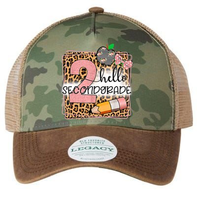 Hello Second Grade 2nd Grade Back To School Teacher Kids Girl Legacy Tie Dye Trucker Hat