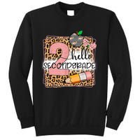 Hello Second Grade 2nd Grade Back To School Teacher Kids Girl Sweatshirt