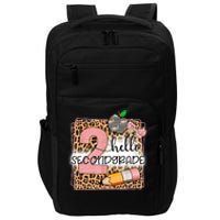 Hello Second Grade 2nd Grade Back To School Teacher Kids Girl Impact Tech Backpack