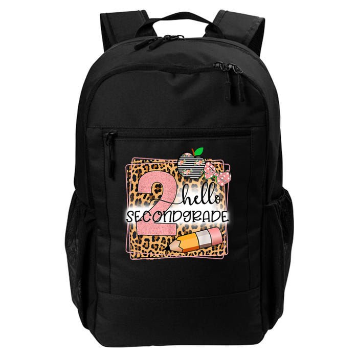 Hello Second Grade 2nd Grade Back To School Teacher Kids Girl Daily Commute Backpack