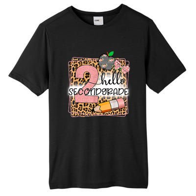 Hello Second Grade 2nd Grade Back To School Teacher Kids Girl Tall Fusion ChromaSoft Performance T-Shirt