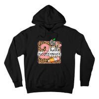 Hello Second Grade 2nd Grade Back To School Teacher Kids Girl Tall Hoodie