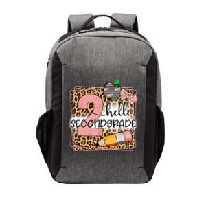 Hello Second Grade 2nd Grade Back To School Teacher Kids Girl Vector Backpack