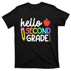 Hello Second Grade Team 2nd Grade Back To School Teacher T-Shirt