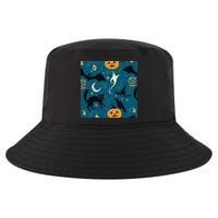 Halloween Spooky Ghost Pattern Cool Comfort Performance Bucket Hat