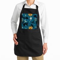Halloween Spooky Ghost Pattern Apron