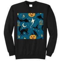 Halloween Spooky Ghost Pattern Sweatshirt