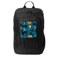 Halloween Spooky Ghost Pattern City Backpack