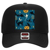 Halloween Spooky Ghost Pattern Hat