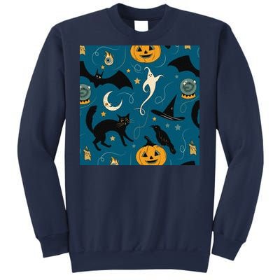 Halloween Spooky Ghost Pattern Sweatshirt