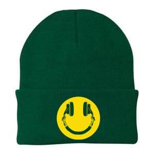 Headphones Smile Grunge Music Music Lover Knit Cap Winter Beanie