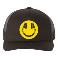 Headphones Smile Grunge Music Music Lover Yupoong Adult 5-Panel Trucker Hat