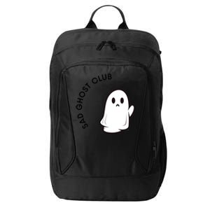 Halloween Sad Ghost Club Cute Spooky Ghosts Gift City Backpack