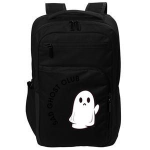 Halloween Sad Ghost Club Cute Spooky Ghosts Gift Impact Tech Backpack