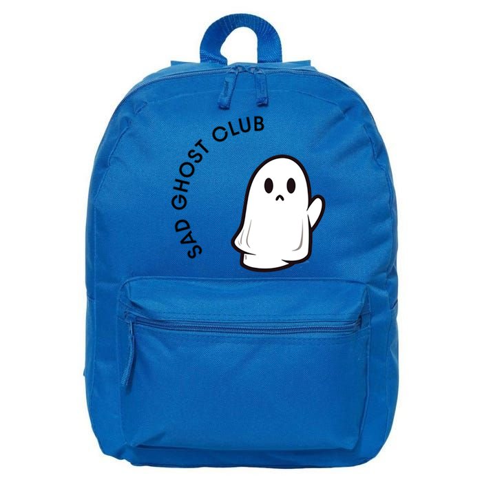 Halloween Sad Ghost Club Cute Spooky Ghosts Gift 16 in Basic Backpack