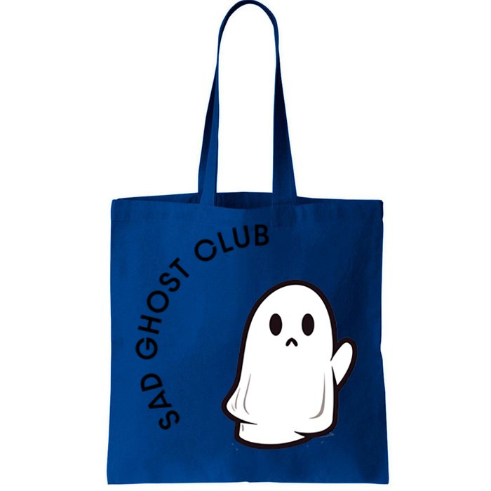 Halloween Sad Ghost Club Cute Spooky Ghosts Gift Tote Bag