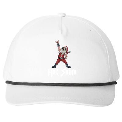 Hail Santa Gift Snapback Five-Panel Rope Hat