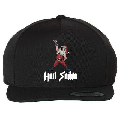 Hail Santa Gift Wool Snapback Cap