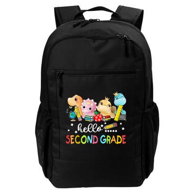 Hello Second Grade Crew Dinosaur First Day Teacher Gift Backpack