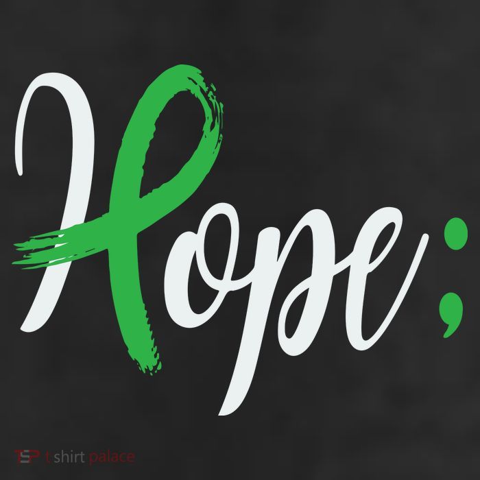 Hope Semicolon Green Ribbon Mental Health Awareness Trucker Hat