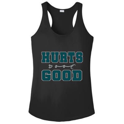 Hurts So Good Funny Meme Saying Graphic Apparel For Family Ladies PosiCharge Competitor Racerback Tank