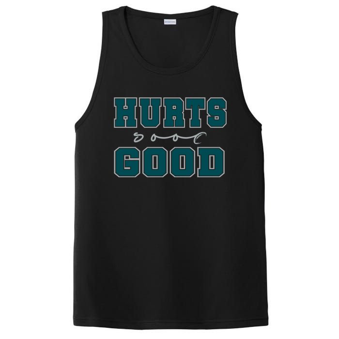 Hurts So Good Funny Meme Saying Graphic Apparel For Family PosiCharge Competitor Tank