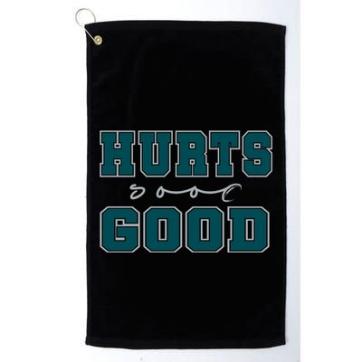 Hurts So Good Funny Meme Saying Graphic Apparel For Family Golf Towel