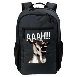 Halloween Screaming Goat AAAH Funny Crazy Goat Daily Commute Backpack