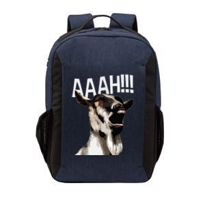 Halloween Screaming Goat AAAH Funny Crazy Goat Vector Backpack