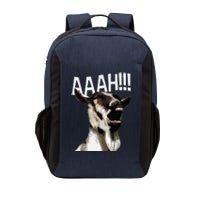 Halloween Screaming Goat AAAH Funny Crazy Goat Vector Backpack