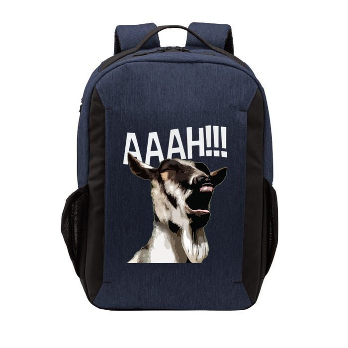 Halloween Screaming Goat AAAH Funny Crazy Goat Vector Backpack