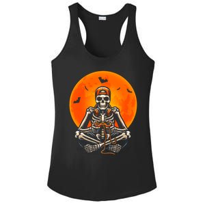 Halloween Skeleton Gamer Video Gaming Ns Gift Ladies PosiCharge Competitor Racerback Tank