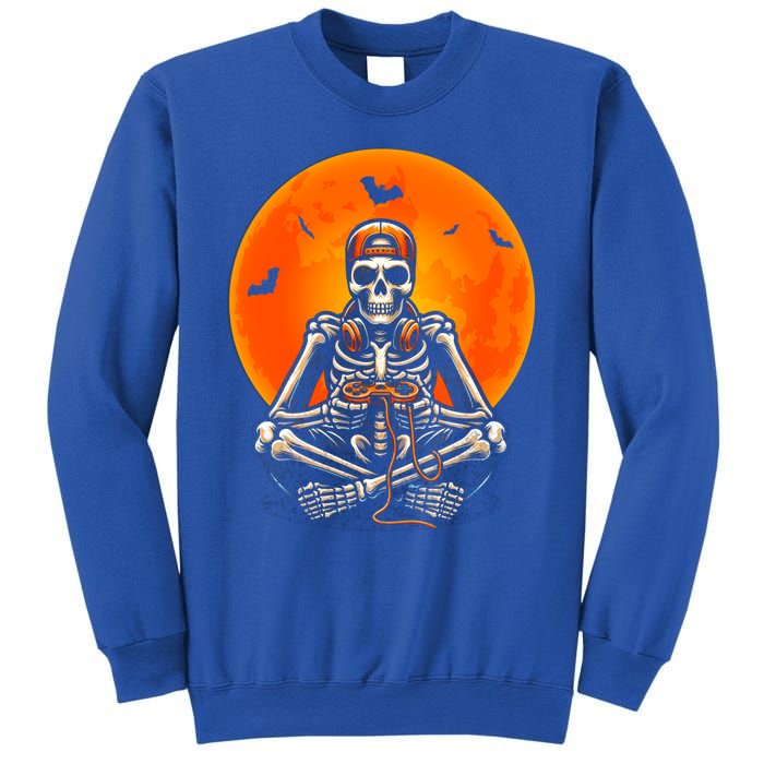 Halloween Skeleton Gamer Video Gaming Ns Gift Sweatshirt