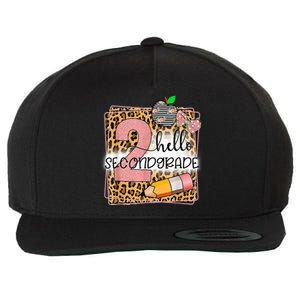 Hello Second Grade 2nd Grade Back To School Teacher Kid Girl Wool Snapback Cap