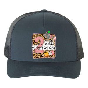 Hello Second Grade 2nd Grade Back To School Teacher Kid Girl Yupoong Adult 5-Panel Trucker Hat