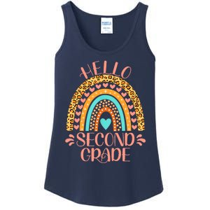 Hello Second Grade 2nd Grade Teacher Back To School Ladies Essential Tank